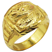 แหวนทองคำ 96.5% โปร่งเหลี่ยมมังกร