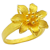 แหวนทองคำ 96.5% แฟนซีดอกไม้